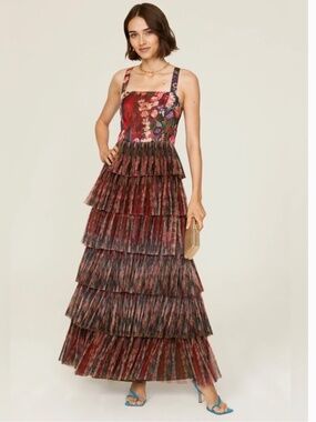 bustier midi dress Ivory Floral XL This classic wardrobe piece BACKTOWORK24 Color:skyblue Jenny Yoo bridesmaid dresses